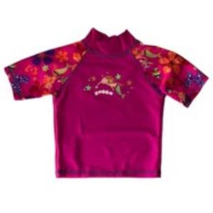 Zoggs - Zwem T-shirt - Roze - korte mouwen - 1/2 jaar