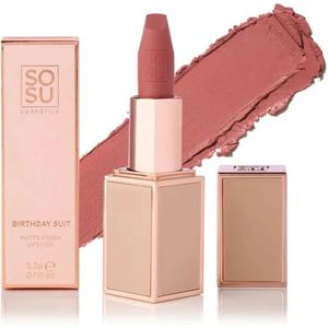 Sosu - Matte Lipstick - Bruin - Birthday Suit - Vegan