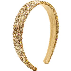 Glitter Haarband / Diadeem - Goud / Gold | Polyester / Plastic | Fashion Favorite