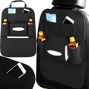 Back Seat Organizer - Durable Large Organizer for Kids with Lots of Storage - Black Felt