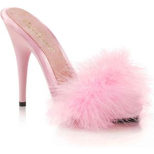 Fabulicious - POISE-501F Muiltjes - Paaldans schoenen - 45 Shoes - Roze
