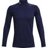 Under Armour - Fitted Mock - Thermische Compressie Shirt - Marineblauw