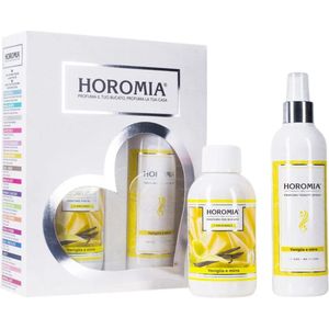 Horomia - Geschenkset Vaniglia e Mirra - Wasparfum & Textielspray - 250 ml - Geur bij de Was