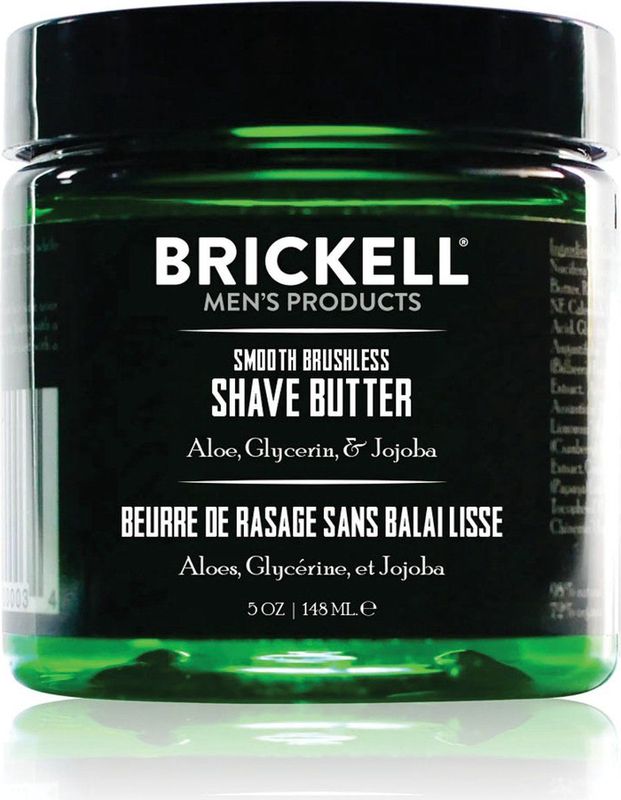 Brickell - Smooth Brushless Shave Butter - Scheercrème - 148 ml - Ongeparfumeerd