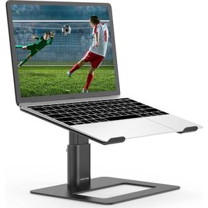 Laptopstandaard in hoogte verstelbaar - Geventileerde laptophouder voor 10-17'' laptops book stand