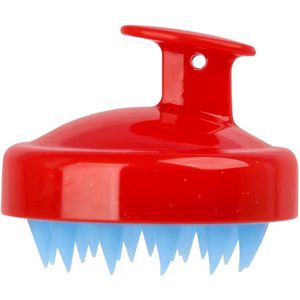 Scalp massager-siliconen haarborstel