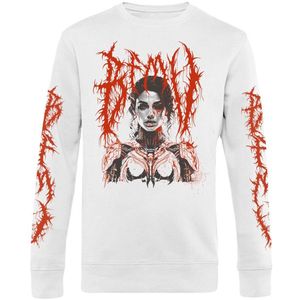 Bullet For My Valentine Robotic Woman Heren Shirt met lange mouwen - wit - S