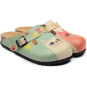 Goby Sunny Paws – Dames Clogs - Muilen – Vegan – Handmade – Maat 35