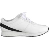 Lei - Nika - Sneakers - Wit - Profielzolen - Snoersluiting - Glad Leer