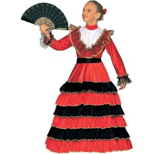 Spaanse danseres verkleedkleding voor meisjes - Kinderkostuums - 110/122