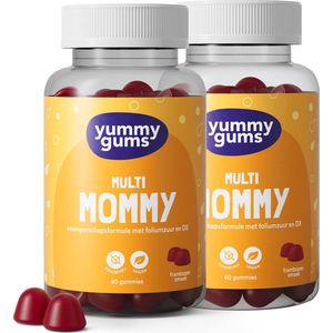 Yummygums • 2x Zwangerschap gummies • Foliumzuur zwanger • Suikervrij • 2 x 60 gummies