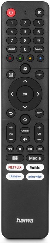 Hama 00221067 afstandsbediening IR Draadloos TV Drukknopen