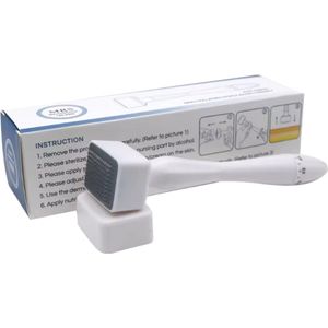 Lumiway Dermastamp - Dermapen - Alternatief voor Dermaroller - 140 Verstelbare Micro Naalden - Microneedling voor Huidverzorging, Haargroei en/of Baardgroei