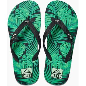 Reef Heren Seaside Prints Slippers Green Palm Maat EU 43