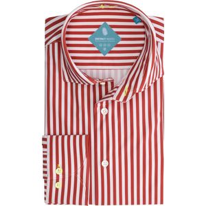 District Indigo Overhemd Performance Streep Rood (7.21.025.766 - 182)