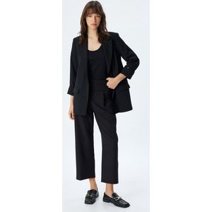 Koton - Palazzo - Broek - Zwart - 7/8 lengte - Regular Fit