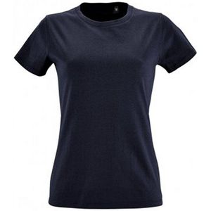SOLS Dames/dames Imperial Fit T-Shirt met korte mouwen (Franse marine)