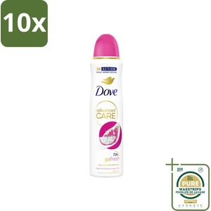 10 x Dove – Deodorant Spray – Dragon Fruit & Coconut Cream – 150 ml - Grootverpakking - Anti-transpirant Spray - Zweetvermindering - Okselverzorging - Frisse Geur - 72 Uur Bescherming