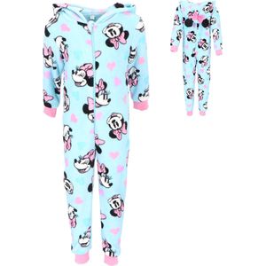 Minnie Mouse Onesie - Maat 98/104 - Polyester - Blauw - Meisjes