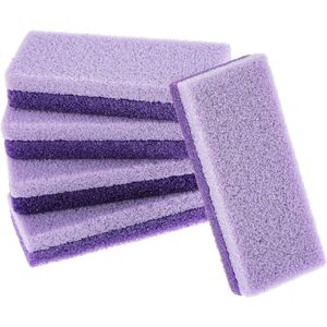 Pedipuur puimsteen - Eeltverwijderaar en pedicuregereedschap voor voeten - Voetscrub en voetschrobber - Paars eelt- en dode huiden .