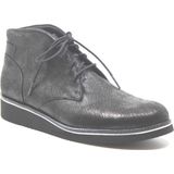 Durea - 9654 - Veterboot - Zwart - Wijdte E