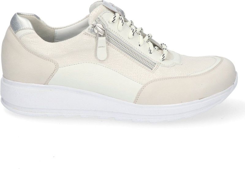 Durea - 6263 - Sneaker - Ivory - Leren Bovenwerk