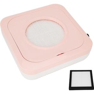 80 W nagelstofverzamelaar - professionele krachtige stofzuiger met stoffilter voor nagelventilator - acrylnagels manicure (EU) .