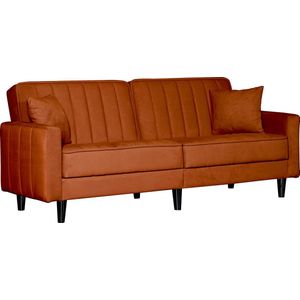 Springcrest® Sofabed Lisboa - Oranje - 214x85x90 cm