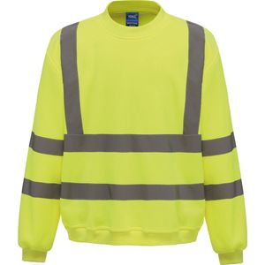 Yoko Signalisatie Sweatshirt YHVJ510 - Hi Vis Yellow - S