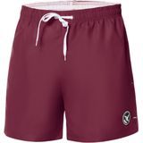 Ladeheid Heren Zwembroek Sneldrogende Sportieve Zwemshort met Mesh Binnenbroekje, Zakken, Elastische Tailleband en Koord, Voor Strand, Zwembad of Gym LA40-198” (Bordeaux, S)