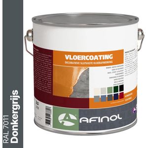 Afinol Vloercoating Donkergrijs (RAL 7011) 2,5 liter
