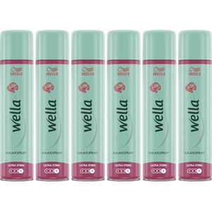 Wella Ultra Strong Hairspray -  haarspray - 6 x 250 ml