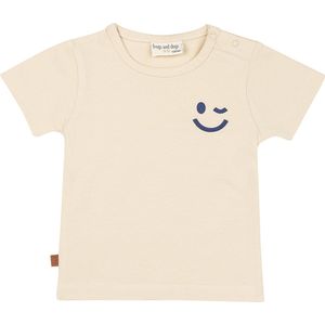 Frogs and Dogs - T-shirt Smile Baby | Zandschelp - Katoen - Maat 50/56
