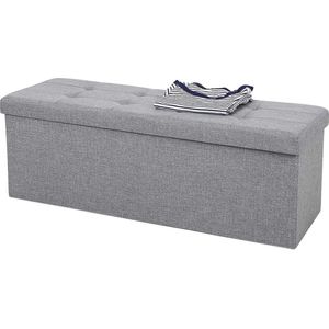 Kunstlinnen Bank Chest, 300kg Cap, 110x38x38cm