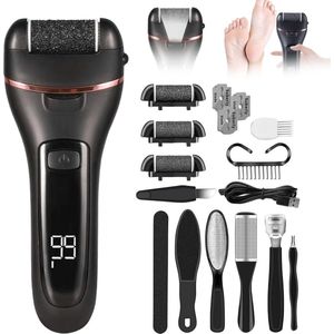 Elektrische voetvijl, oplaadbare, waterdichte eeltverwijderaar