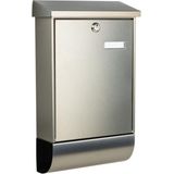 BURG-WÄCHTER Brievenbus Oslo-Set 37670 Ni roestvrij staal zilverkleurig