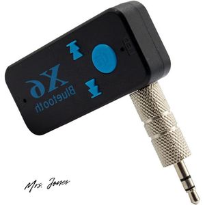 Mrs. Jones Bluetooth 3.1 Audio Music Streaming Adapter Receiver - MP3 Player - 3.5mm AUX Stereo Audio - draadloos - muziek streamen .
