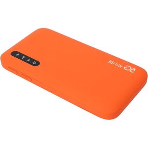 5G WiFi6 Mobiele Hotspot-router - Dual-band High-speed - Mobiel Hotspot-apparaat met SIM-kaartsleuf - Ondersteuning 16 Apparaten - 6100 MAh - Draagbaar WiFi-apparaat .