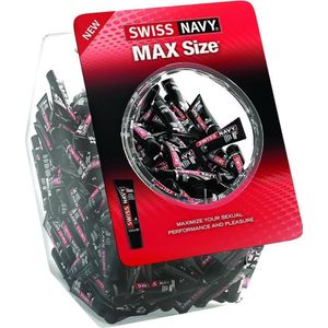 Swiss Navy - MAX Size - Enhancement Creme for Men - Fishbowl - 50 Pieces