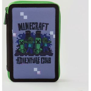 Minecraft Adventure Club Etui met Inhoud - 20 delige set - 2 vakken