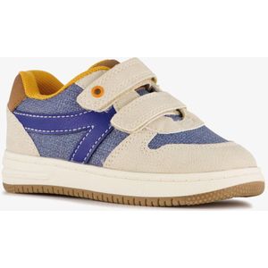 Blue Box jongens sneakers beige blauw - Maat 23 - Uitneembare zool