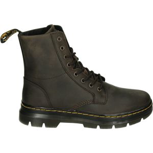 Dr. Martens COMBS LEATHER DARK BROWN - Heren sneakersVrije tijd half-hoog - Kleur: Oranje - Maat: 45