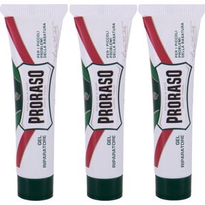 Proraso bloedstelpende gel - de eerste hulp bij het scheren! 3 tubes x 10 ml