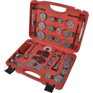 Remklauw terugstel demontage set (35-delig) - Remklauw Terugstelset - Remblokken Vervangen - Autoservice - Garagegereedschap - Reparatiewerkzeug