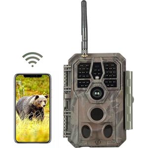 Equivera Wildcamera met Nachtzicht - Wildcamera - Wildcamera voor Buiten - Jachtcamera - Bewegingssensor - Nachtzicht