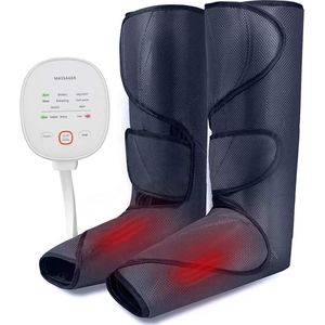 2 Massageapparaten voor voet en onderbeen (L+R) – compressie massage met warmtefunctie – tegen spierpijn – gewrichtspijn - kuit massage - voet massage