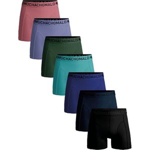 Muchachomalo Heren Boxershorts - 7 Pack - Maat S - 95% Katoen - Multicolor - Mannen Onderbroeken