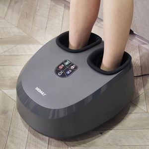 Shiatsu Voetmassageapparaat met Warmte en Luchtcompressie – Diep Kneedmassage voor Vermoeide Voeten