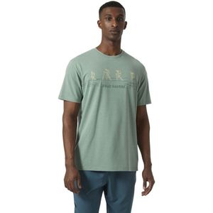 Helly Hansen Skog Recycled Graphic T-shirt Met Korte Mouwen Groen S Man