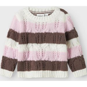 Name It mini meisjes trui NIBO Peppercorn Regular Fit